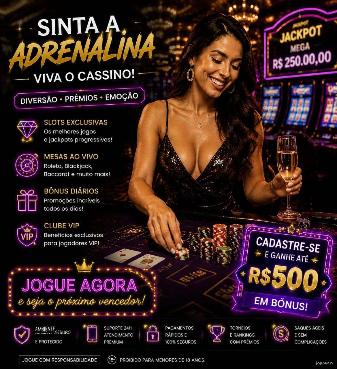 Limites depósito jogowin